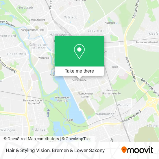 Hair & Styling Vision map