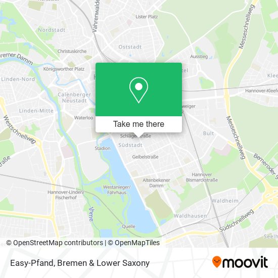 Easy-Pfand map