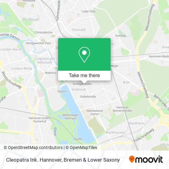 Cleopatra Ink. Hannover map