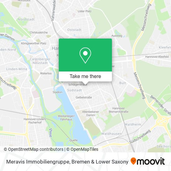Meravis Immobiliengruppe map
