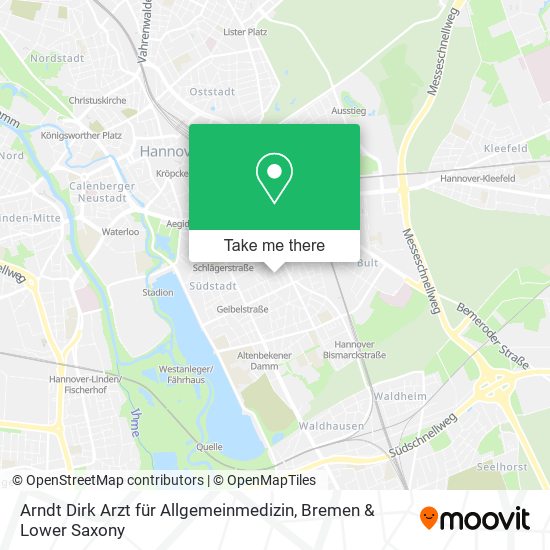 Arndt Dirk Arzt für Allgemeinmedizin map