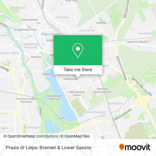 Praxis dr Liepe map