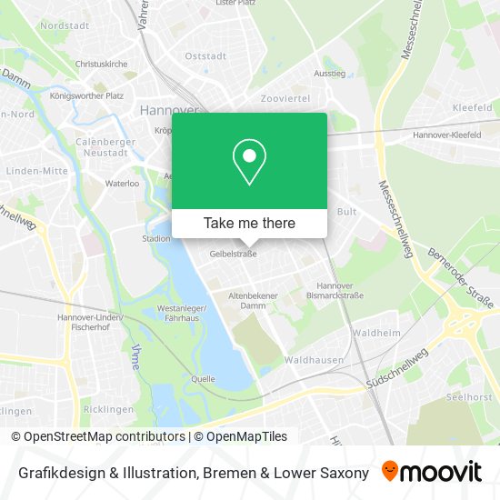 Grafikdesign & Illustration map