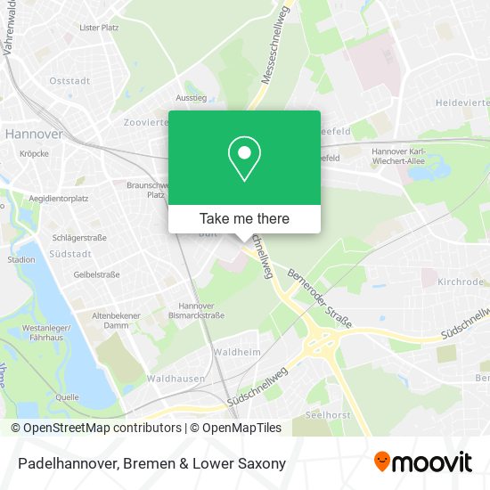 Padelhannover map