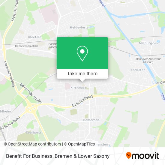 Benefit For Business map