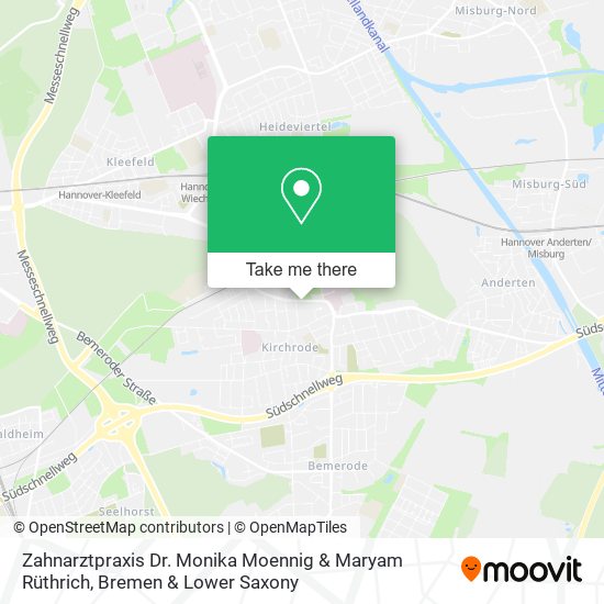 Zahnarztpraxis Dr. Monika Moennig & Maryam Rüthrich map