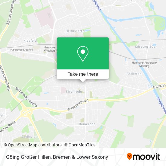 Göing Großer Hillen map