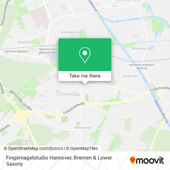 Fingernagelstudio Hannover map