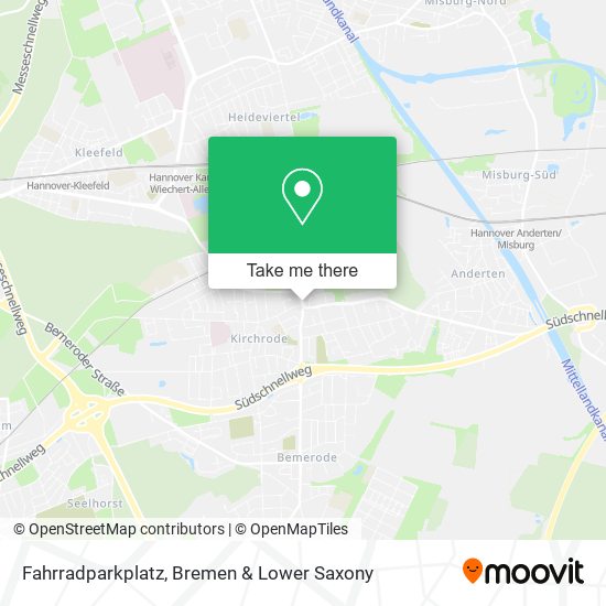 Fahrradparkplatz map