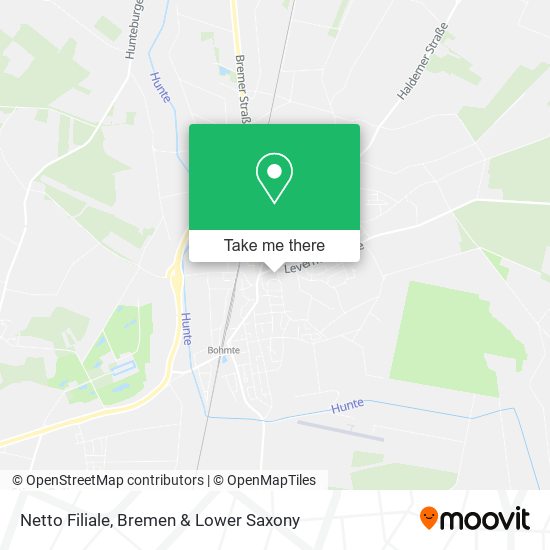 Netto Filiale map