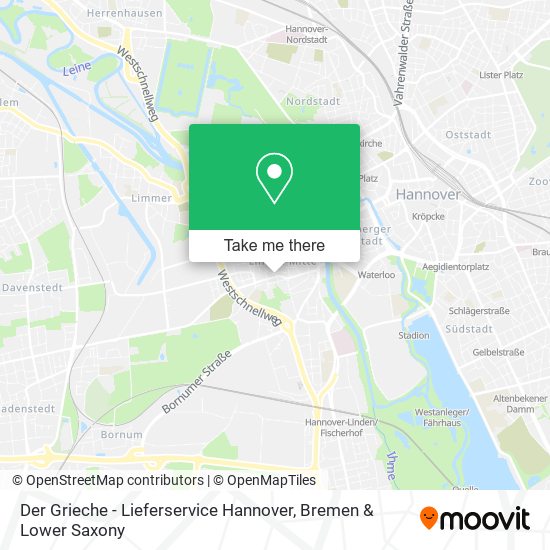 Der Grieche - Lieferservice Hannover map