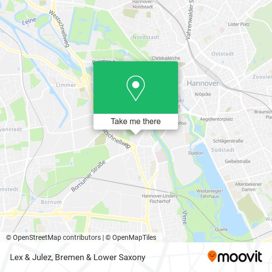 Lex & Julez map
