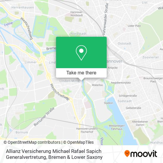 Allianz Versicherung Michael Rafael Sapich Generalvertretung map