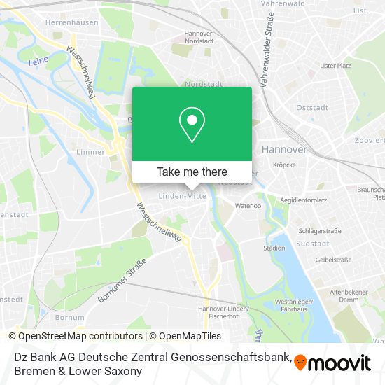 Dz Bank AG Deutsche Zentral Genossenschaftsbank map