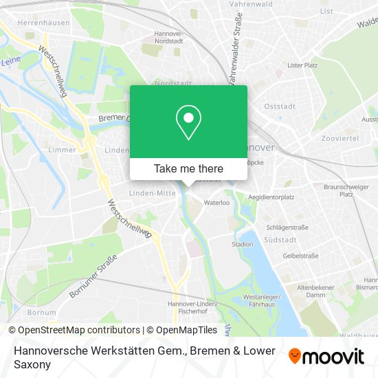 Hannoversche Werkstätten Gem. map