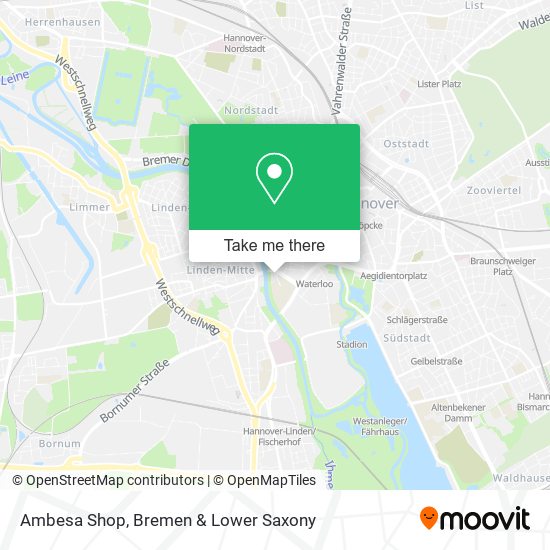 Ambesa Shop map