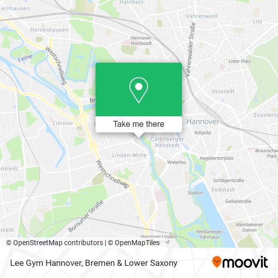 Lee Gym Hannover map