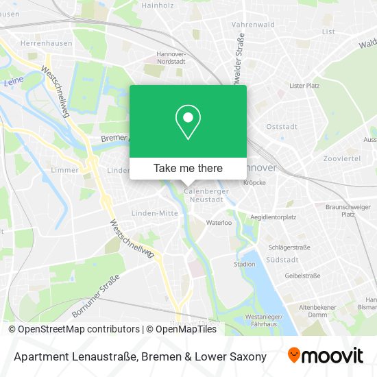 Apartment Lenaustraße map