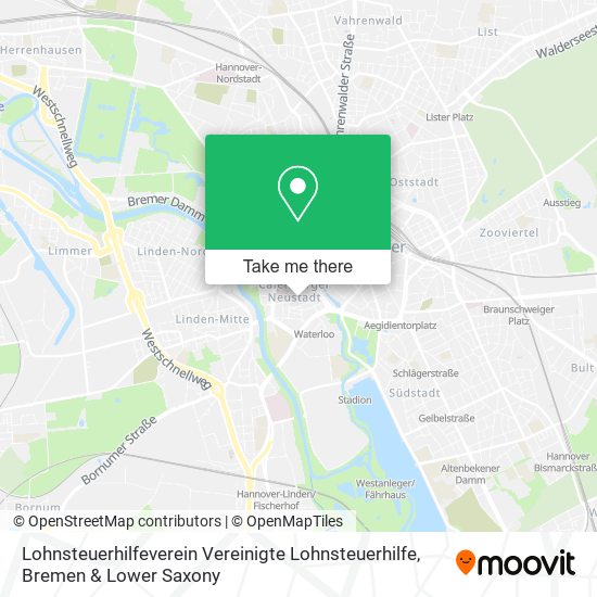 Lohnsteuerhilfeverein Vereinigte Lohnsteuerhilfe map