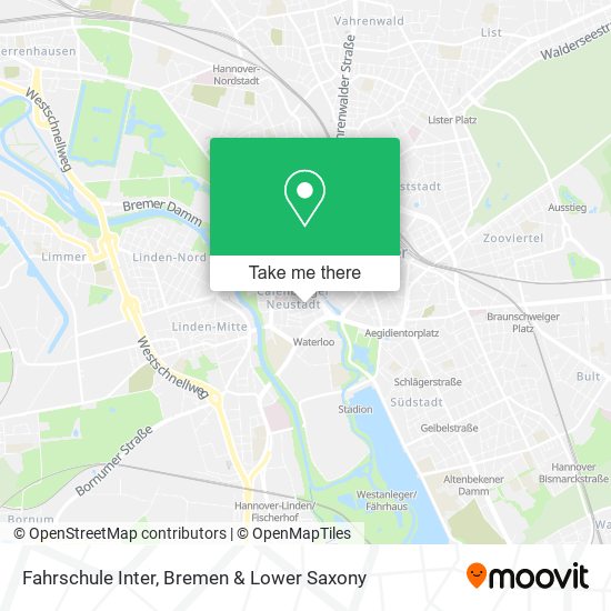Fahrschule Inter map