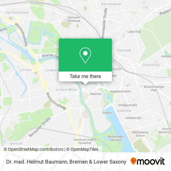 Dr. med. Helmut Baumann map