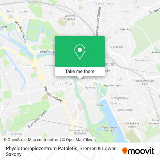 Physiotherapiezentrum Pataletis map