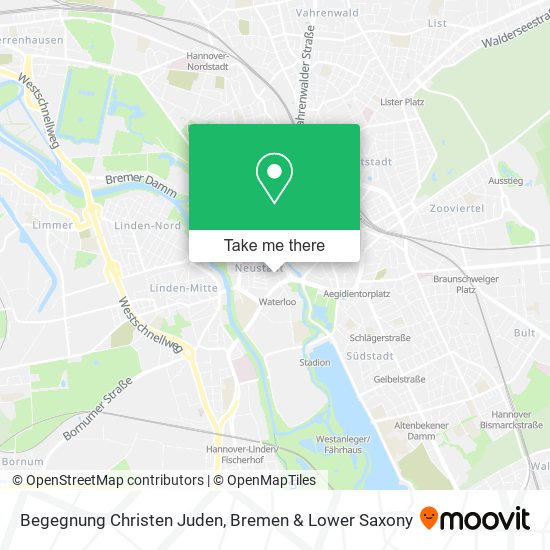Begegnung Christen Juden map