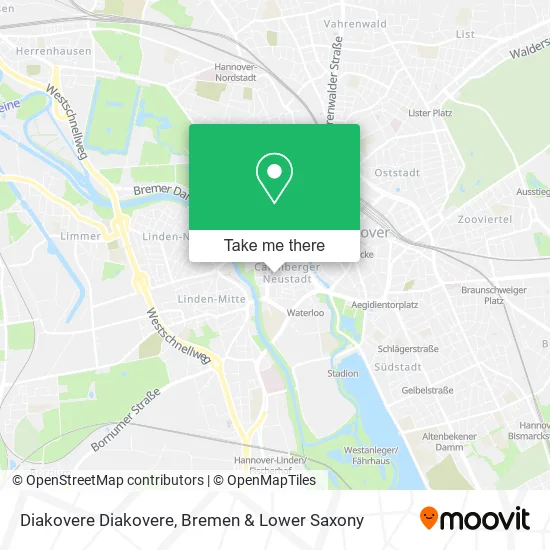 Карта Diakovere Diakovere