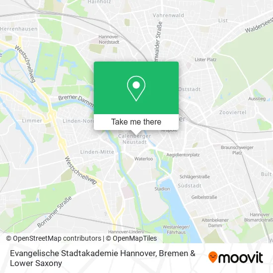 Карта Evangelische Stadtakademie Hannover