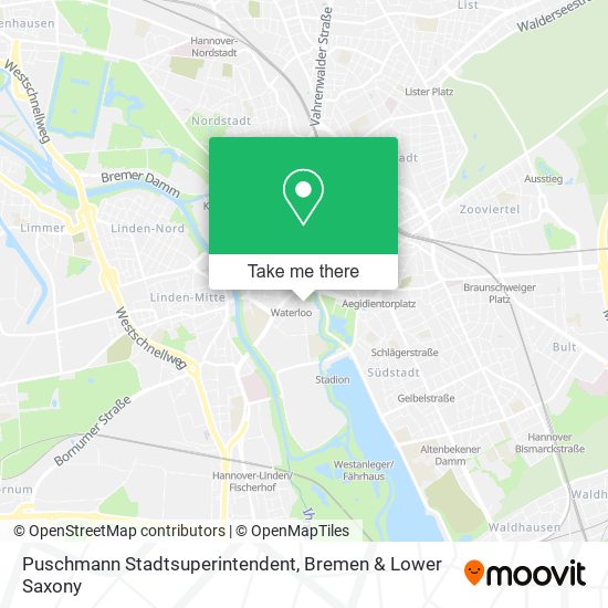 Puschmann Stadtsuperintendent map