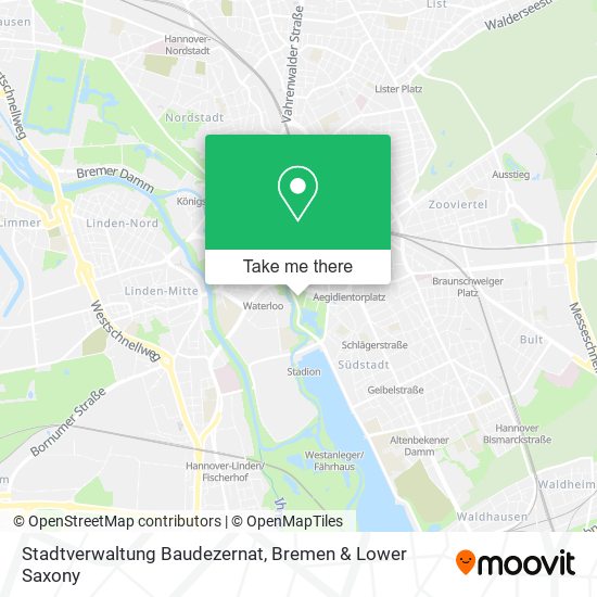 Stadtverwaltung Baudezernat map
