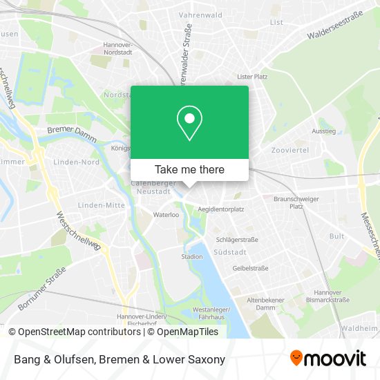 Bang & Olufsen map