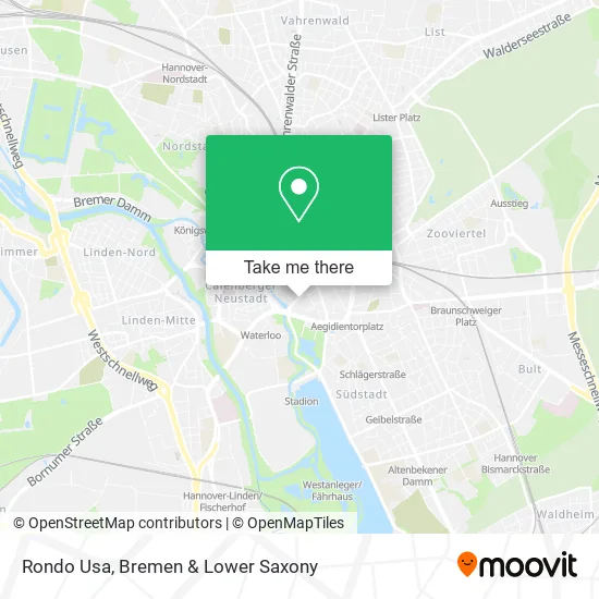 Rondo Usa map