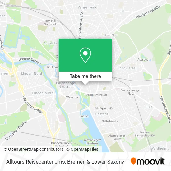 Alltours Reisecenter Jms map