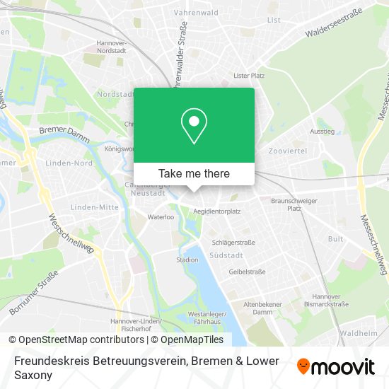 Freundeskreis Betreuungsverein map