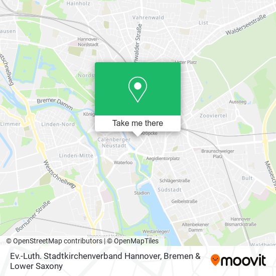 Ev.-Luth. Stadtkirchenverband Hannover map