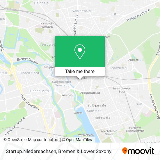 Startup.Niedersachsen map