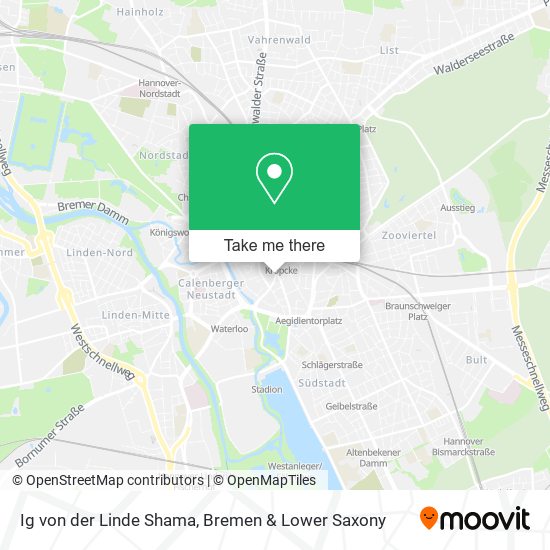 Ig von der Linde Shama map