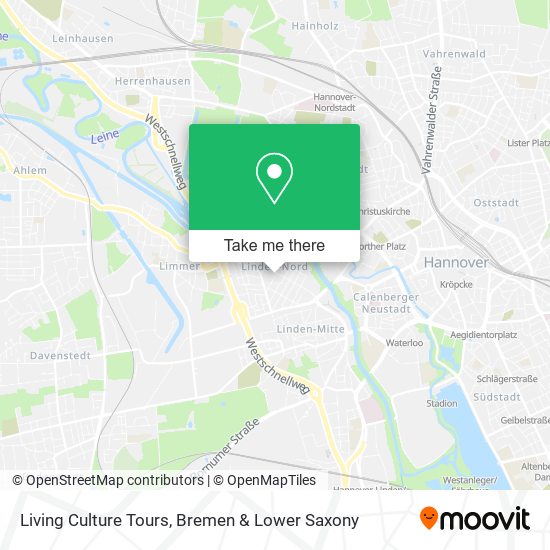 Living Culture Tours map