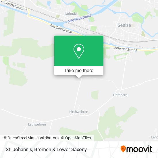 St. Johannis map