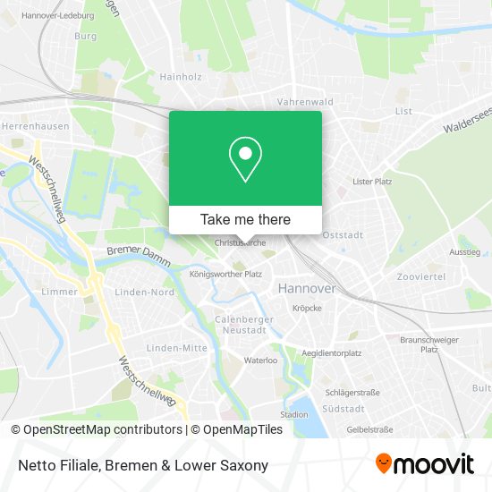Netto Filiale map
