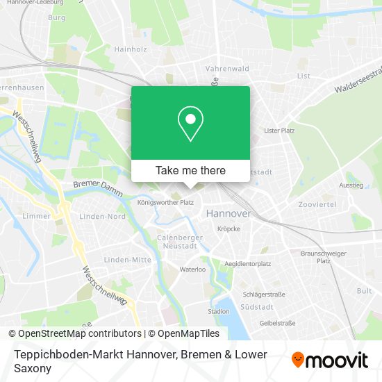 Teppichboden-Markt Hannover map