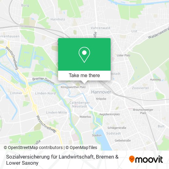 Sozialversicherung für Landwirtschaft map