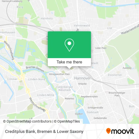 Creditplus Bank map