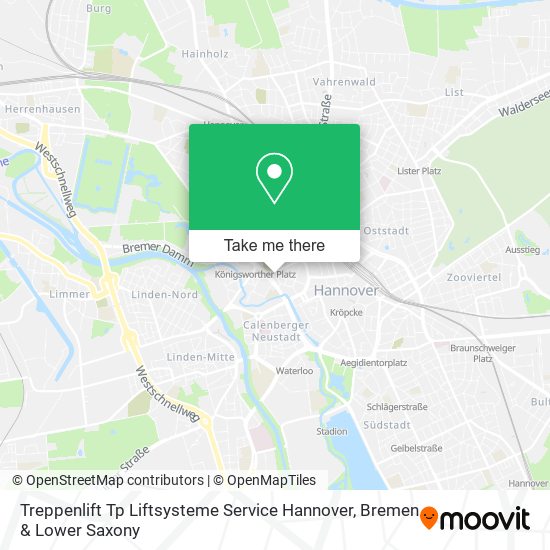 Treppenlift Tp Liftsysteme Service Hannover map