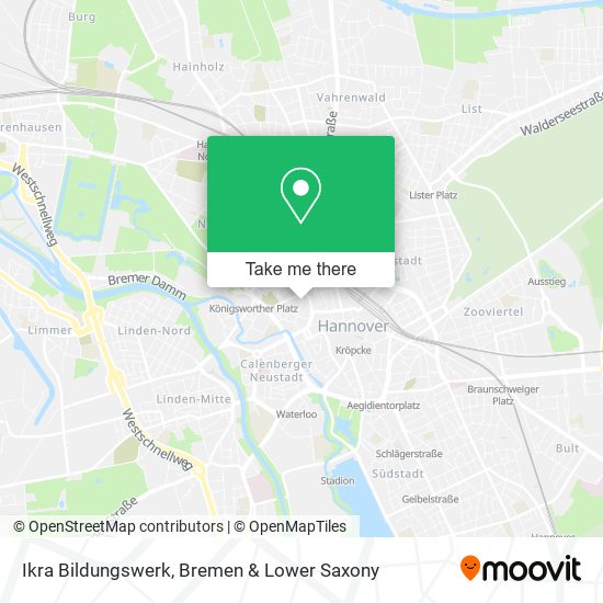 Ikra Bildungswerk map