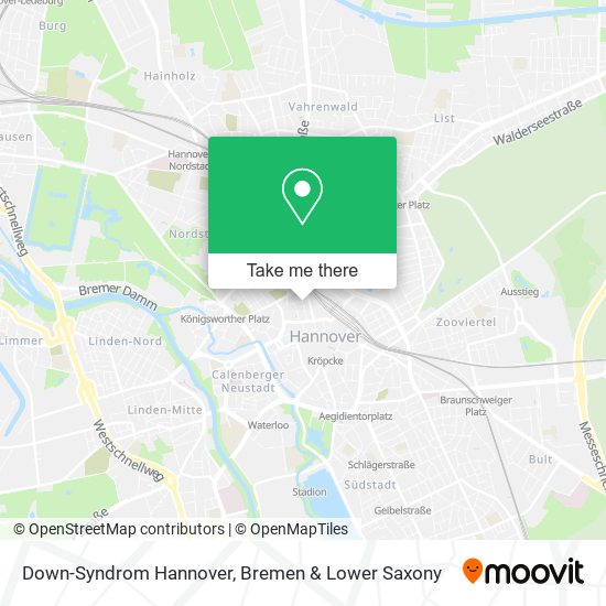 Down-Syndrom Hannover map