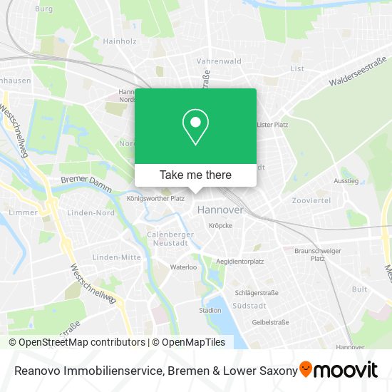 Reanovo Immobilienservice map