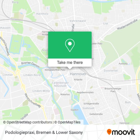 Podologiepraxi map
