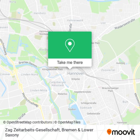 Zag Zeitarbeits-Gesellschaft map